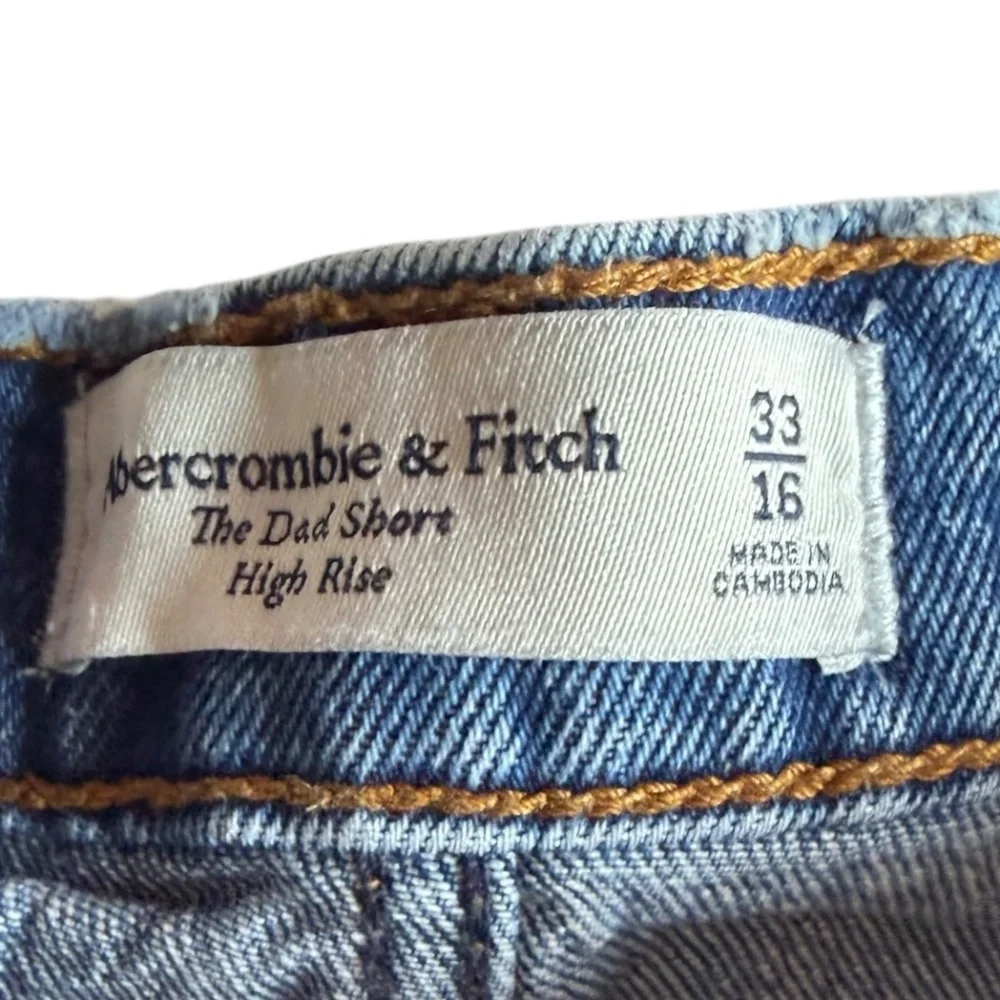 Abercrombie & Fitch The Dad Short High Rise Shorts Sz‎ 33
